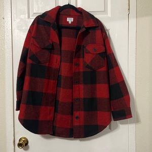 ‼️SOLD‼️Time & Tru | Plaid Coat